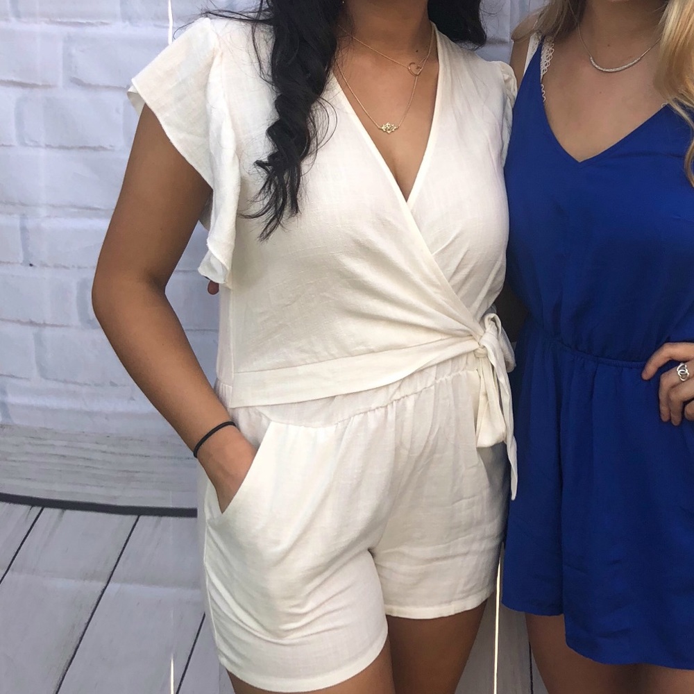 WHITE ROMPER - Picture 2 of 2